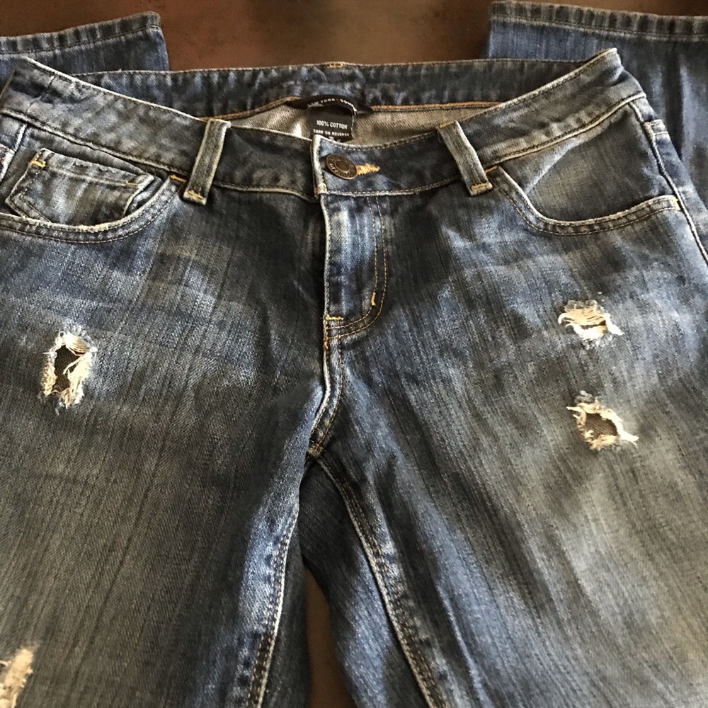 New York and Company Women’s Blue Jeans Capris, Size 2